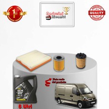 KIT TAGLIANDO 3 FILTRI E OLIO RENAULT MASTER II 2.5 DCI 84KW 115CV DAL 2001 ->
