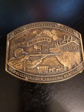 NRA Whittington Center Belt Buckle Preserving Our Shooting Heritage 1973-1988