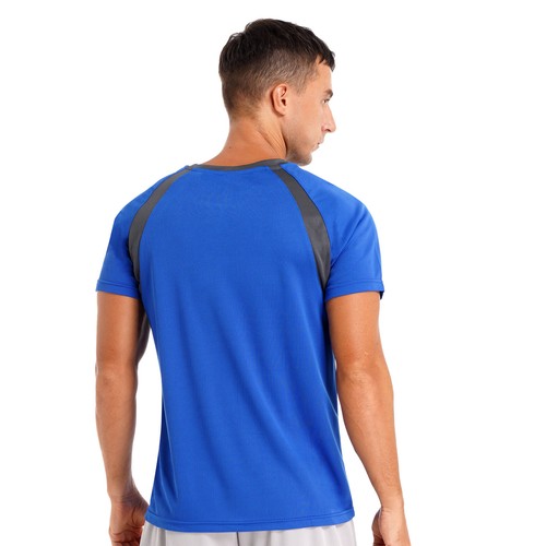 Mens Short-Sleeve Rash Guard Vest UPF 50 Swim Shirt Quick-Dry Workout Sports AU - Picture 43 of 67