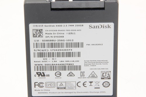 SANDISK SD8SB8U-256G-1012 256 GB SSD Internal Solid State Drive. SKU221373 - Picture 3 of 5