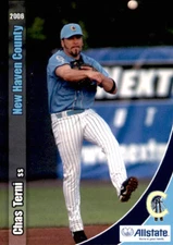 2006 New Haven County Cutters Grandstand #21 Chas Terni Uncasville CT Card