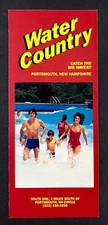 1980s Portsmouth New Hampshire NH Water Country Park Vintage Travel Brochure