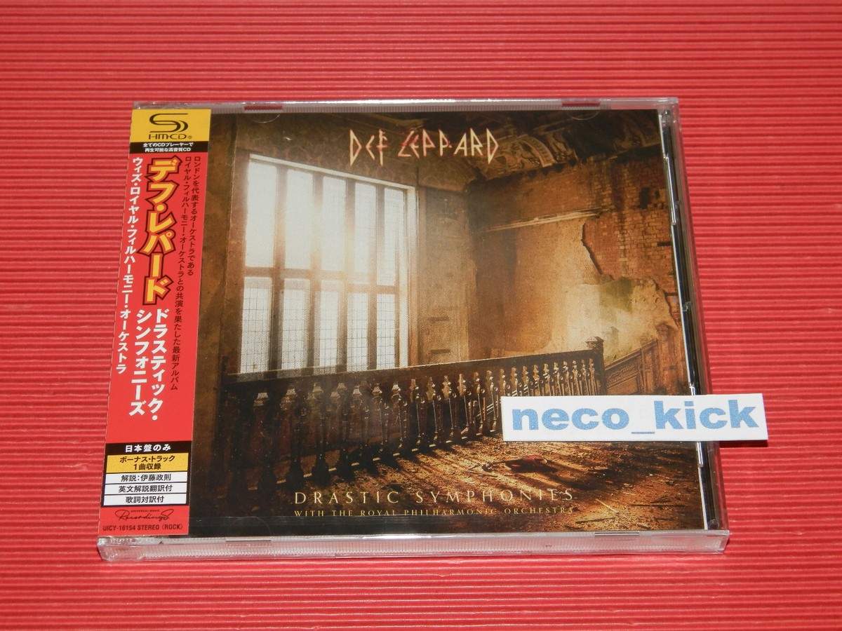 4BT DEF LEPPARD DRASTIC SYMPHONIES WITH BONUS TRACK JAPAN SHM CD