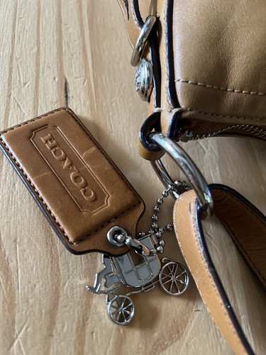 Coach Tan Leather Convertible Crossbody/Shoulder Bag - Picture 7 of 10