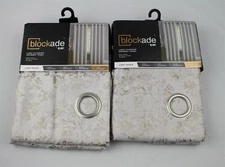 Set Of 2 Blockade VCNY Home Valerie Grommet Window Panels – Grey – 50”W x 84”L