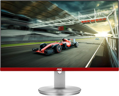 Limited Edition G2490VXS 24'' Class Frameless Gaming Monitor with Silver Stand, F