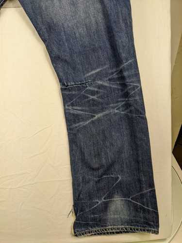 Ed Hardy By Christian Audigier Wide Leg Denim Jeans Herren Hose Gr. 44x32 Blau - Bild 13 von 18