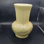 Rookwood Pottery # 6363 Light Yellow Tan Glaze Vase 5.5" Tall