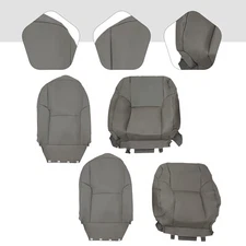 Fit For 03-09 Toyota 4Runner Limited Driver & Passenger PU Seat Covers Grey
