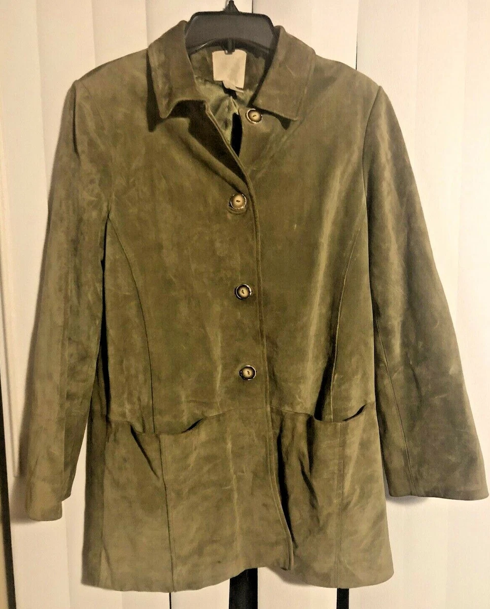 Suede car best sale coat