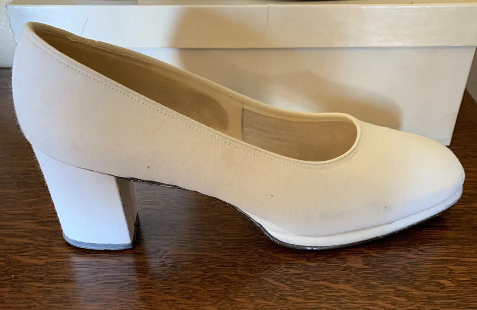 DE COLECCIÓN - TEÑIBLES - Zapatos de Boda Moda Artesanal Tela - Talla 8 1/2 M Foto 3 de 4