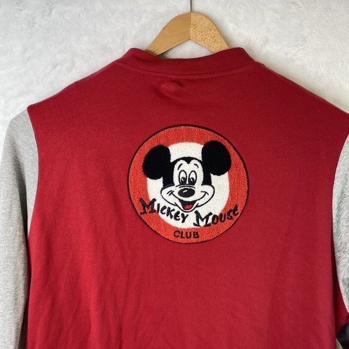 Disney Parks Mickey Mouse Club 55 Mouseketeer Jacket 3X Red Gray Full Zip Casual - Picture 19 of 20