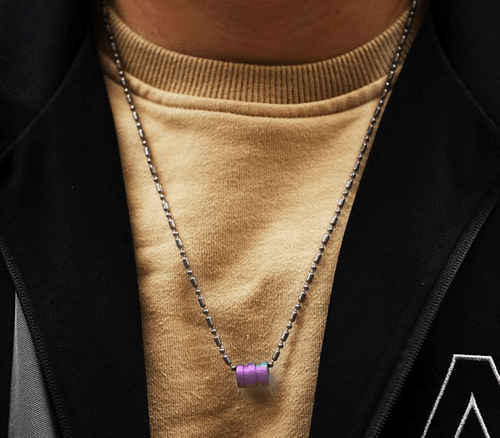 Titanium Alloy Knife Lanyard Bead Necklace Paracord Pendant Bracelet Bead DIY - Picture 10 of 28