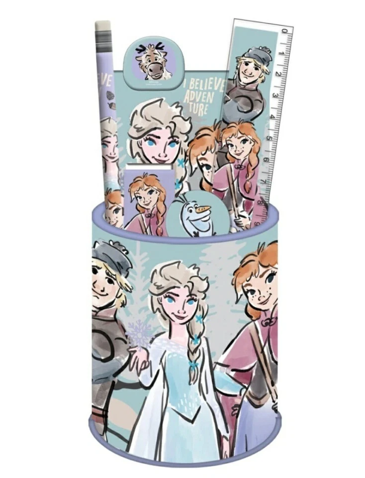Disney Frozen Schreibset In Metallstiftbox 7-teilig