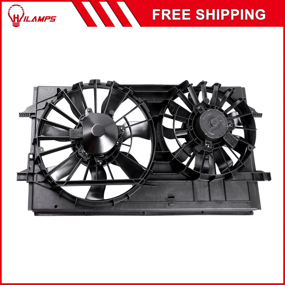 For 2008-2012 Chevrolet Malibu 2007-2009 Saturn Aura Radiator Cooling Fan Kit Foto 3 de 4