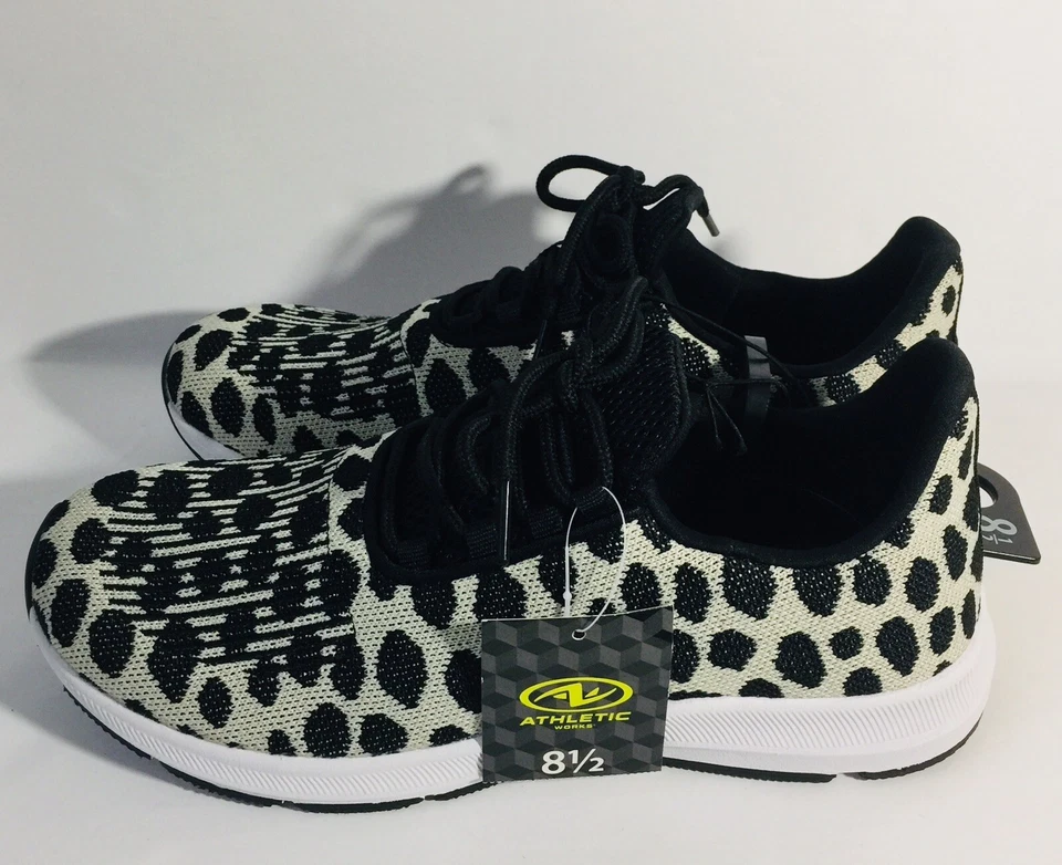 Zapatillas deportivas ATHLETIC WORKS leopardo de las nieves talla 8,5 ~ nuevas sin caja Foto 2 de 4