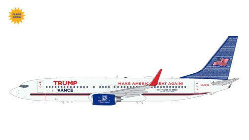 1:200 GeminiJets Trump Plane Boeing 737-800W Flaps Down Diecast Aircraft Model