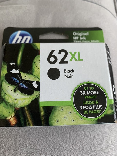 HP C2P05AN 62XL High Yield Ink Cartridge - Black Noir for sale online | eBay