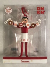 2020 Dunkin Donuts Elf on The Shelf Ornament Girl Holding Donut Garland