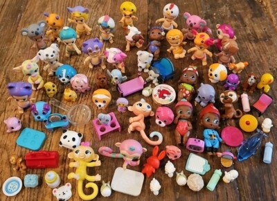 TWOZIES Baby And Animals FINGERLINGS Figures Accessories Mixed HUGE LOT 81 Mini!