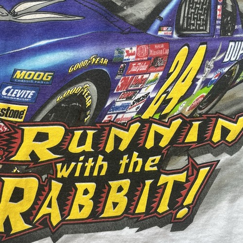 Jeff Gordon Tshirt AOP Bugs Bunny Looney Tunes XL NASCAR Chase Authentic 2001 - Picture 5 of 17