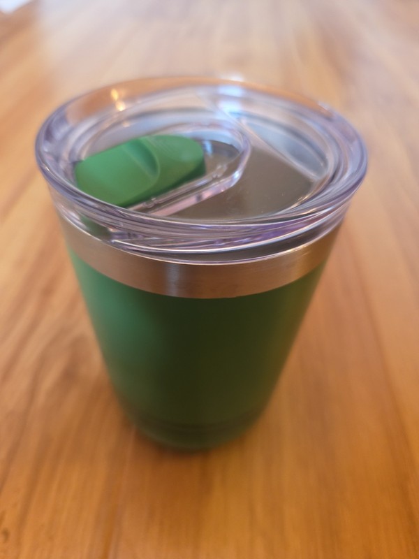 EUC used Once Hearth & Hand Magnolia Green Stainless Steel Travel Cup