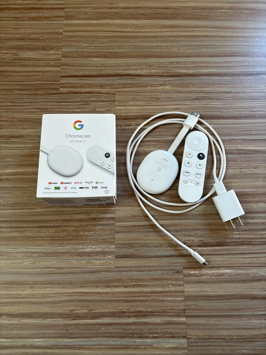 Google Chromecast with Google TV White 2160p Google Assistant
