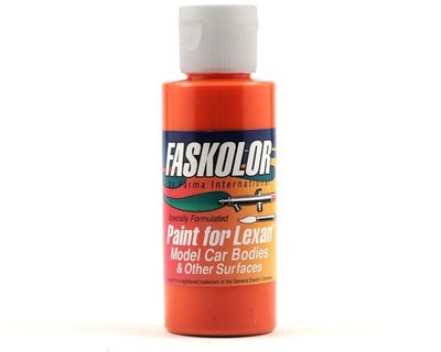 Parma PSE Faskolor Water Based Airbrush Paint (Faslucent Orange) (2oz)