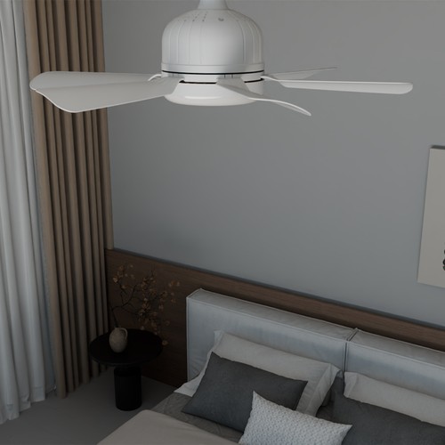 Silent Removable Fan Blade Fan Light Six Blade Fan Light 3000K-6500K Color UIFO - Afbeelding 5 van 8