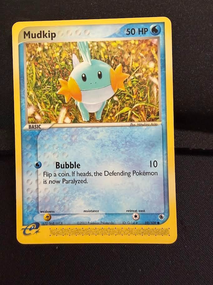 Pokemon Ex Ruby & Sapphire Mudkip Common (59/109) NM