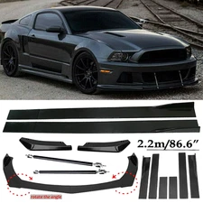 Front Bumper Lip Spoiler Splitter Car Body Rear For 2000-2021 Ford Mustang