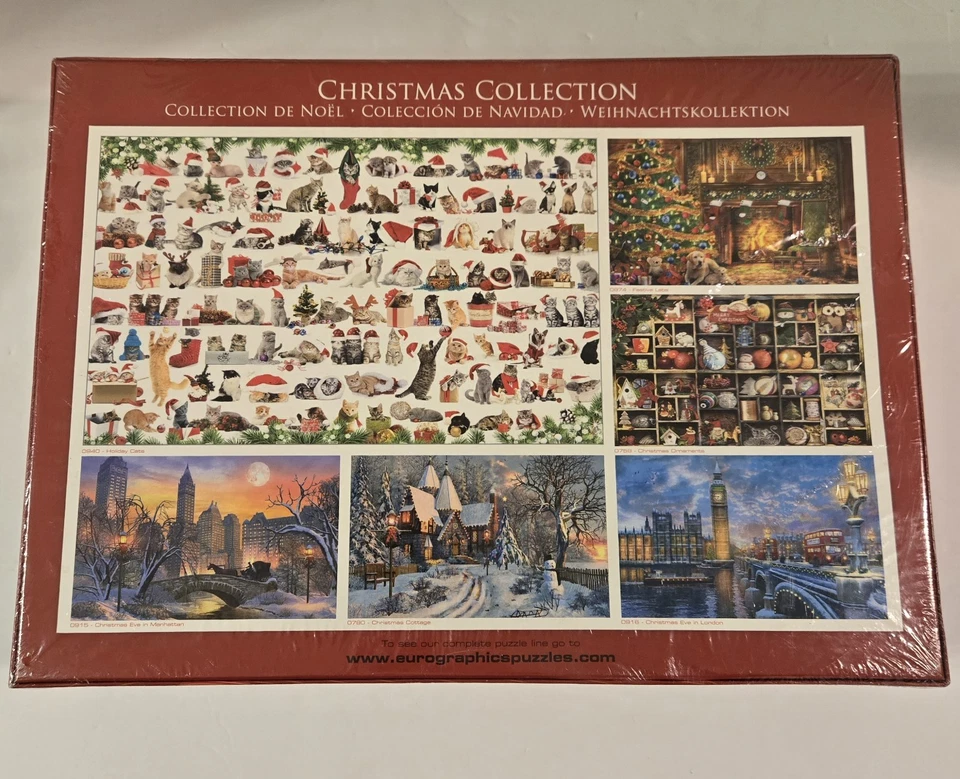 Rompecabezas de 1000 piezas Eurographics Dominic Davison conduciendo a casa para Navidad NUEVO Foto 2 de 4