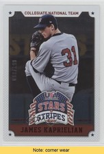 2015 Stars and Stripes Longevity Parallel Ruby 98/199 James Kaprielian READ sh7