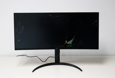 LG 34WQ73A-B UltraWide QHD 34" Curved Monitor BROKEN