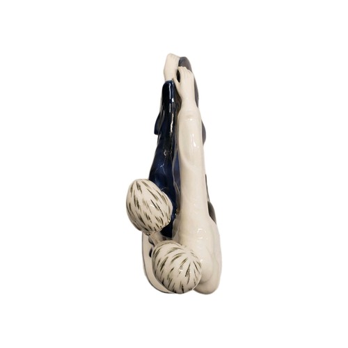 KATZHUTTE ART DECO PORCELAIN FIGURINE DANCING COUPLE C.1930'S GOLDSCHEIDER ERA - Picture 17 of 20