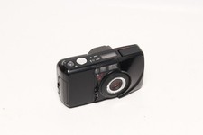 BLACK OLYMPUS INFINITY STYLUS ZOOM 140 POINTSHOOT 35MM FILM CAMERA DAMAGED WORKS