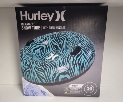 36'' Hurley Heavy-Duty Snow Tube Inflatable Snow Sled with Handles for Kids USA