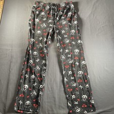 Skelanimals Pajama Pants Adult Medium 2022 Hasbro Animal Black Pants Skeleton