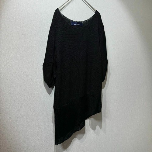 USED RARE 1992 COMME DES GARCONS HIGH-QUALITY 100% RAYON DEFORMED SHEER KNIT V - Picture 2 of 10