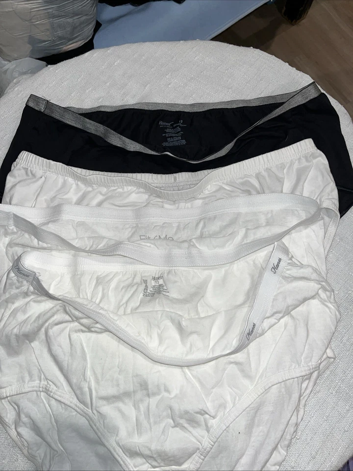 2 Hanes 1 Fruit Of Loom 1 Breeze Algodón Calzoncillos Bragas Talla 14 Corte Alto Talla 12 Foto 3 de 3