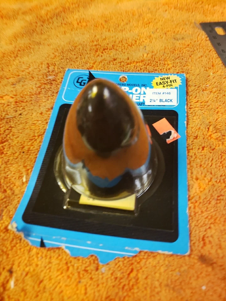 Carl Goldberg Parts - 2.25" Black 2-bladed Spinner - New - Part #146 - Image 2 of 4