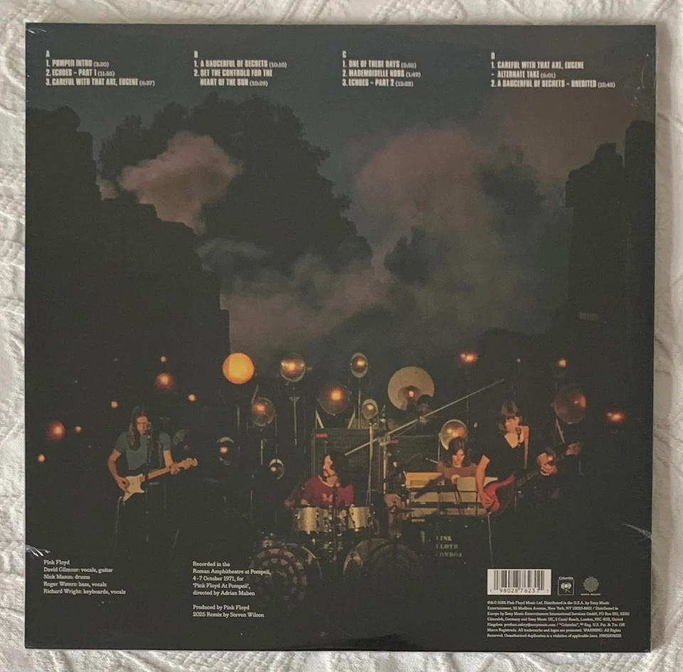 PINK FLOYD AT POMPEII - SEALED 2 LP - 2025 - Photo 2/2