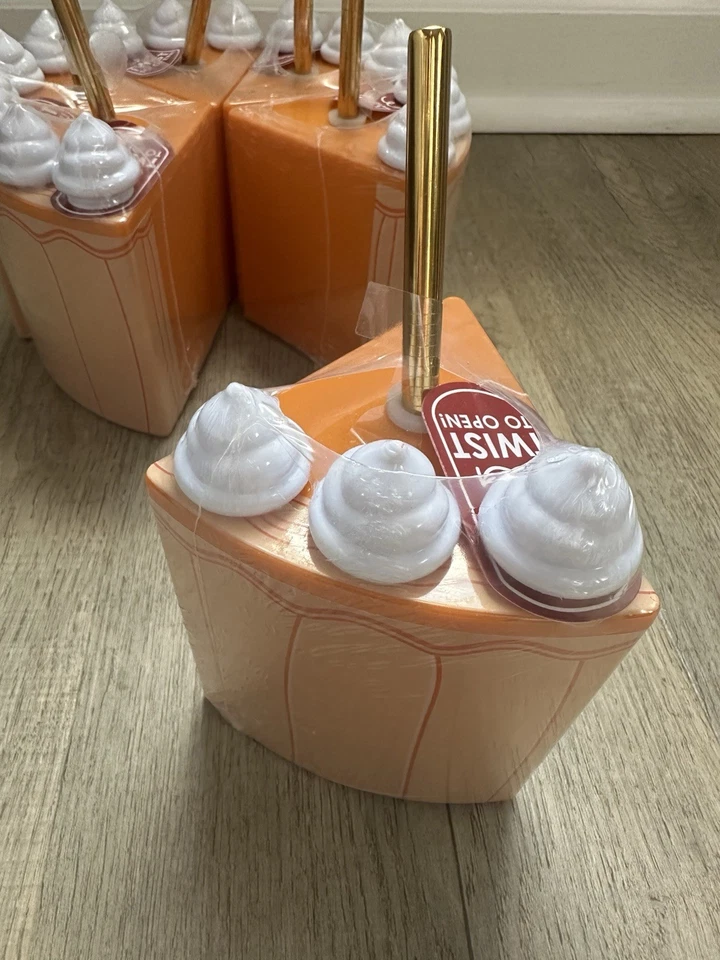 Novelty Tumbler Set of 6: Packed Party "Piece of Cake" Pumpkin Pie Thanksgiving - Image 4 of 4