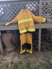 Lakeland Fire Fighting Turnout Gear Jacket Pants Suspenders 2019 Man Date Used 