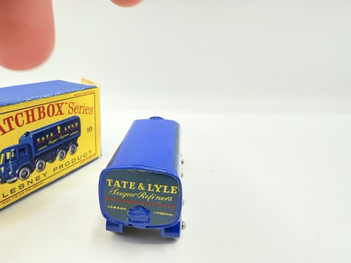 Matchbox Lesney 10c Foden Tate & Lyle Sugar Container GPW Original Damaged Box - Picture 5 of 16