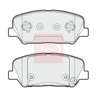 Hyundai Veloster FS 2011-2017 BremsbeläGe Vorne Apec (R90)