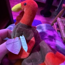 TY Beanie Baby – GOBBLES the Turkey (5.5 in)