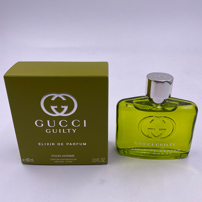 New Guilty Elixir De Parfum Pour Homme 2.0 oz 60 ml Perfume for Men Sealed