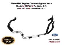 2016 2017 2018 Ford Edge Lincoln MKX 2.7L Engine Coolant Bypass Hose F2GZ8A505B