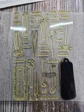 CTMH Close To My Heart SEASONAL THOUGHTS  My Acrylix Stamp Set C1222